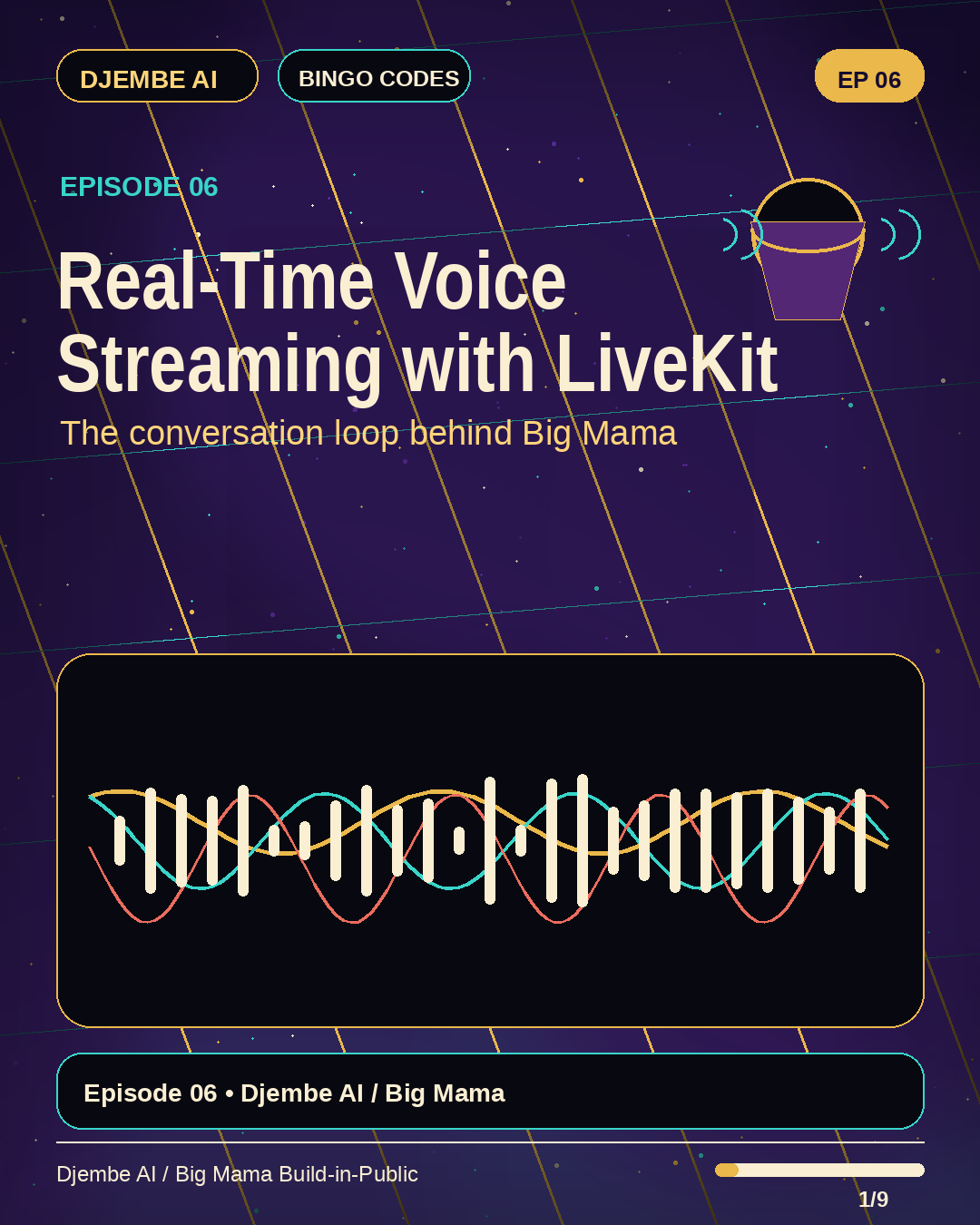 Real-Time Voice Streaming with LiveKit: Building the Nervous System of Big Mama