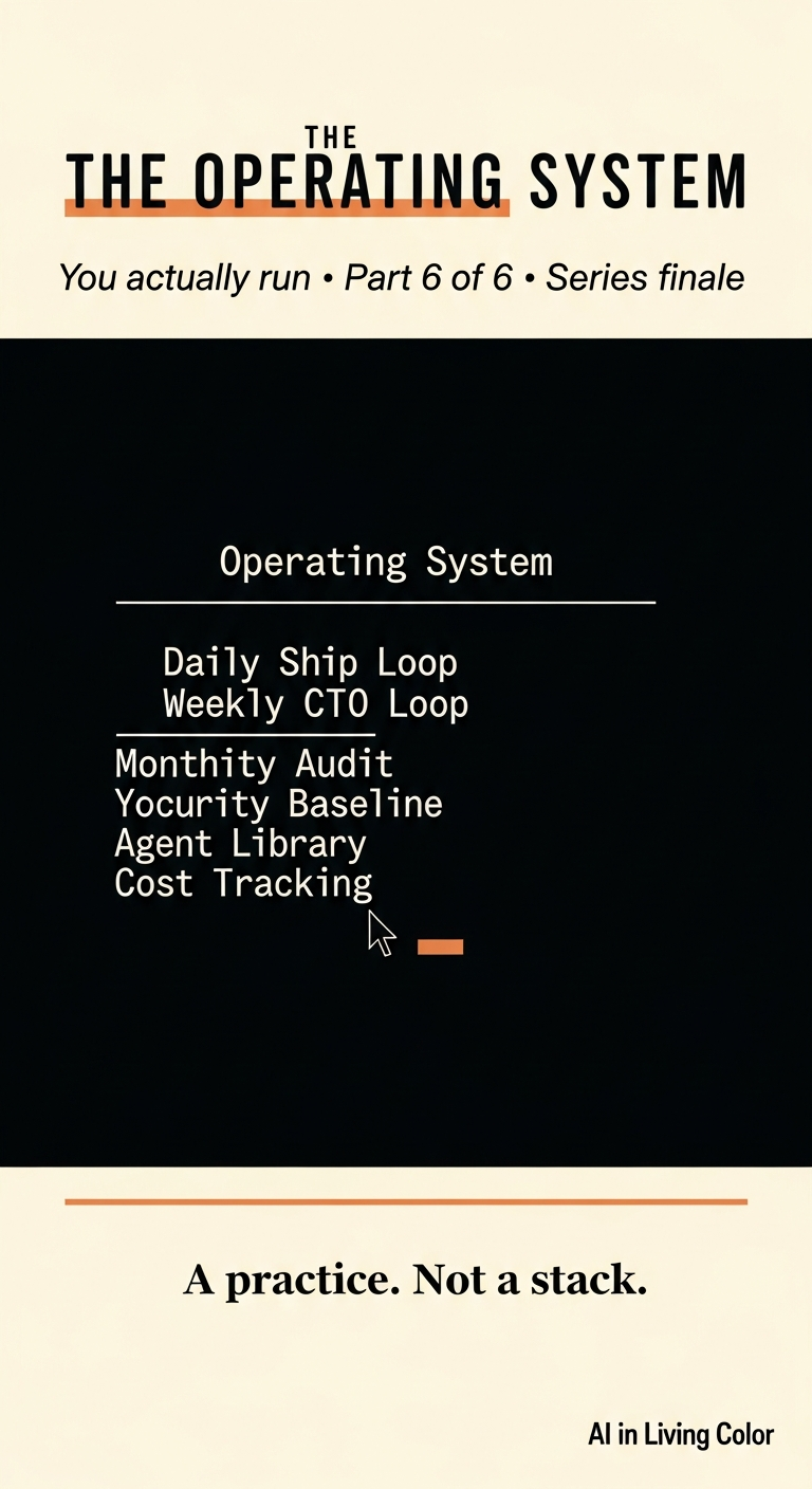 The Principal Engineer's Bible, Part 6: The Operating System You Actually Run